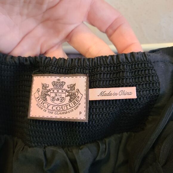 Juicy Couture bow detail sheer lined dress Size S - Picture 8 of 10